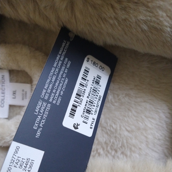 HUDSON PARK COLLECTION Hudson Park Faux Fur Robe - 100% Exclusive Bloomingdales - Picture 4 of 8